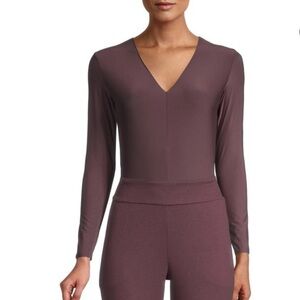 Commando Mink Long Sleeve Thong Bodysuit